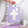 Loveinside Purple Gift Bag with Tissue Paper for Baby Boy