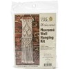 Solid Oak Small Format Macrame Kit-Three Leaves