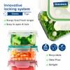 Glasslock Baby Food Square Container, 3-Piece Set, Clear, GL-544