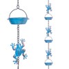 giole 11ft Copper Rain Chains for Outside, 12 Cups Rain