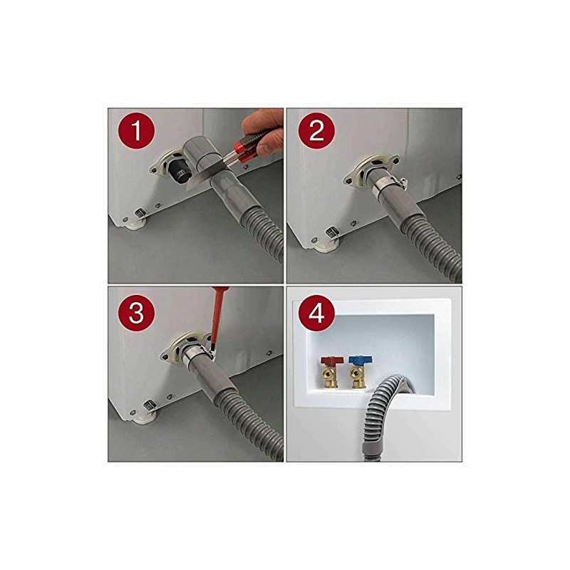 UPGRADED Lifetime Appliance Washer Washing Machine Drain Hose 14 ft