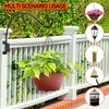 AJART Bird Feeder Hanger for Outside:22-inch Swivel Hanging Plant Hangers