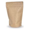 100 Bolsas Kraft Stand Up C/zipper 250g Para Café Y