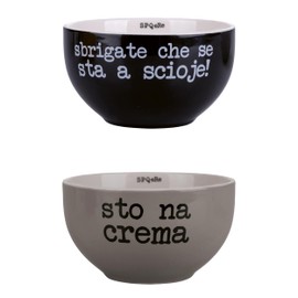 S.P.Q.eRe Set 2 Ciotole Gelato 520 ml Porcellana