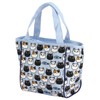 Ceramic Indigo Lunch Bag, 3 Cat Brothers, Face, Size: Approx. W 12.2 x D 5.1 x H 7.9 inches (31 x 13 x 20 cm) 1