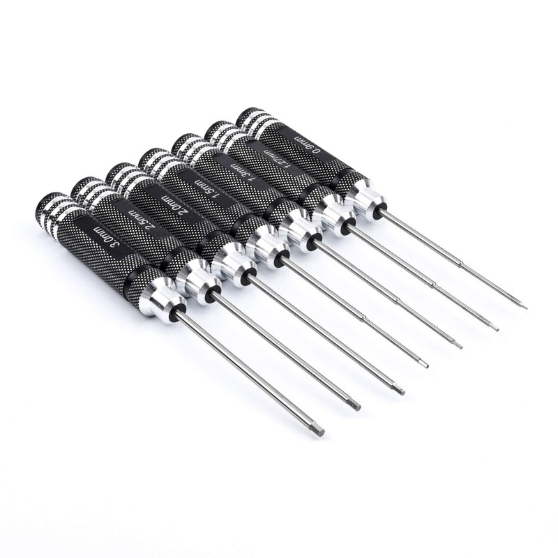 YoungRC RC Screwdriver Tools Kit 7pcs Hex Screw Driver Set