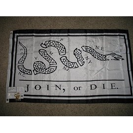 3X5 Benjamin Franklin Join Or Die Flag Heavy Duty Indoor Outdoor Nylo