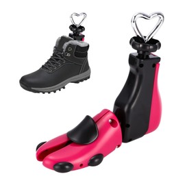 Siyecioa Shoe Stretcher Men and Women, 4-Way Shoe Stretcher Shoe Expander for Adjustable Length and Width Shoe Stretcher, Improved Model Thickened Material, pink