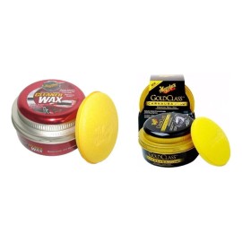 Kit Meguiars Cera Pasta Limpiadora Cleaner Wax, Gold Class
