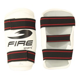 FIRE SPORTS Antebracera de Taekwondo Proteccion Taekwondo Artes Marciales Blanco (Mediano)
