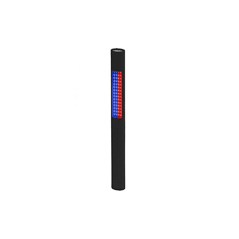 Nightstick Safety Light/LED Flashlight,Red/Blue Flood,150 Lumens, Black NSP-1170