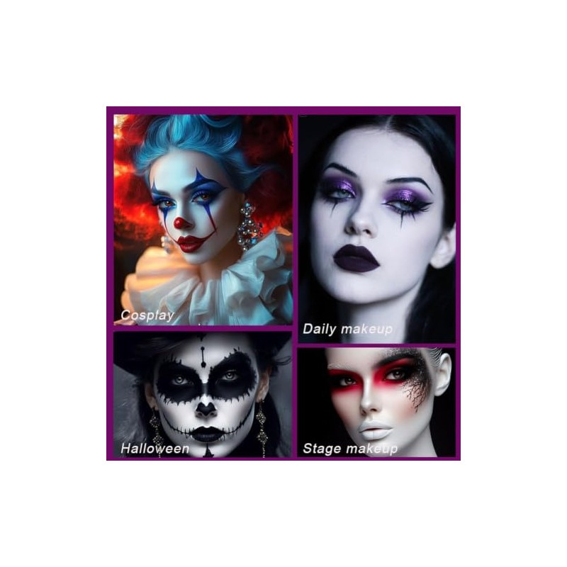 Base De Maquillaje Líquida Blanca Maquillaje De Halloween Cosplay