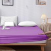 NAFAY LIVING Fitted sheet-Plain Dyed Ultra Soft Microfiber Bedding Sheet