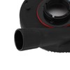 5 In Power Grinding Dust Shroud Iron PA66 Red Black