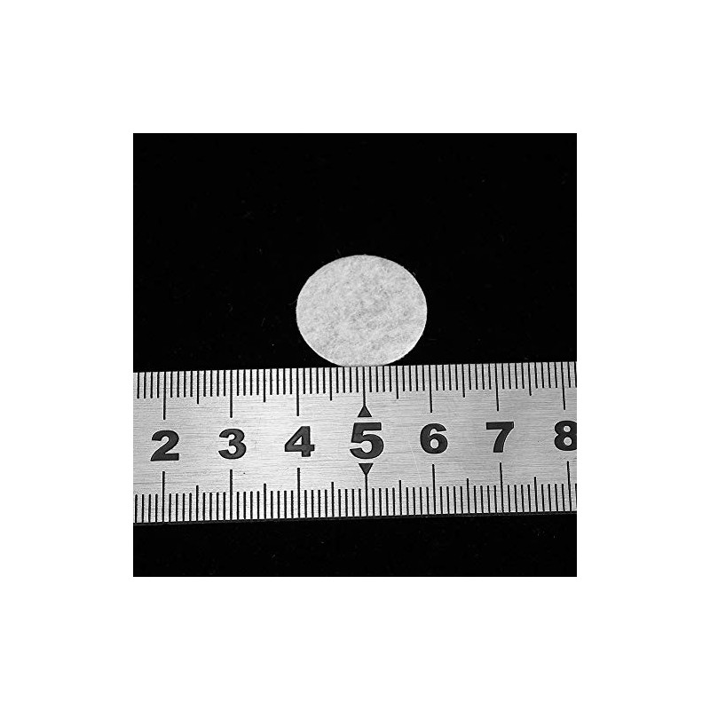 100pcs Microdermabrasion Filtros Algodón 20mm Filtro Vacío Facial Succión Almohadillas