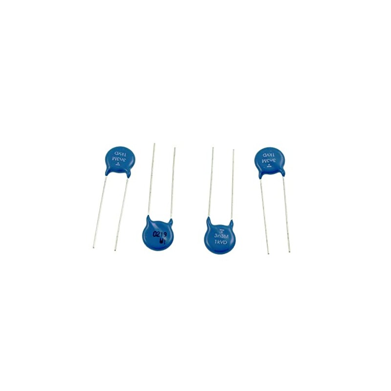 5x Ceramic Capacitor 3.3nF 1000V DC Roederstein HAZ332MBACF0K d3x3mm 3300pF