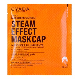 GYADA COSMETICS, Light and Revitalising Fabric Hair Mask - Gives Shine and Softness, Nourishing and Repairing Effect, with Thermal Bonnet, Based on Coconut Oil and Avocado, 60 ml