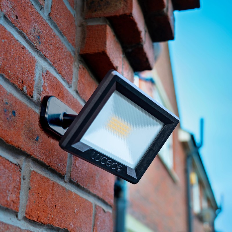 Luceco Outdoor Security LED Floodlight for Driveways, Walkways and Gardens,