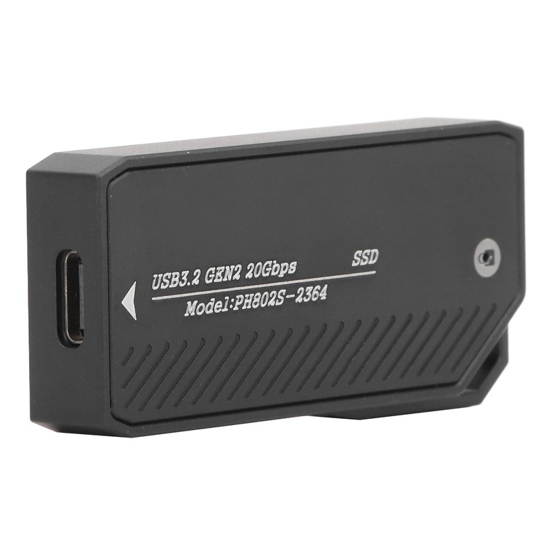 M.2 to Type C NVMe SSD Enclosure USB Adapter 20Gbps