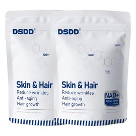 DSDD 10000 NAD+ Advanced,Biotin Berry Flavor Drink Mix for glassSkin, ANTl AGlNG Support, Energy, and Focus Previously known as Research NR 900:_40 Packets (Treatment-Set)