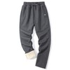 Flygo Men's Winter Warm Active Fleece Joggers Pants Athletic Sherpa
