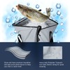 Buffalo Gear Insulated Fish Cooler 48x18in, Leakproof Kill Bag with