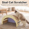LOVINFURBABY Cat Rocking Bed with Washable Removable Cushion and Sisal