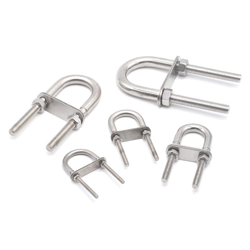 304 Stainless Steel U Bolt Set Marine Boat Deck Hardware