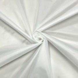 LushFabric WHITE Ripstop Spinnaker Fabric Kite Marine Material Resistant Cloth 150cm wide - By the METRE