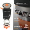 Bushpeak Instant Boil Outdoor Gas Stove with Transport Bag and