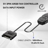 ARGB Controller Kit, GSCOLER RGB PC Fan Controller with 21