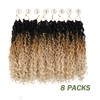 14 inch Goddess Locs Crochet Hair 8 Packs Faux Locs