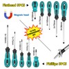 10-Piece Magnetic Phillips Screwdriver Set, Slotted Screwdriver, Screw Driver, Screwdriver
