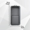 Axus Decor Captain Chunk Tray (Onyx Series) Paint Roller Tray,