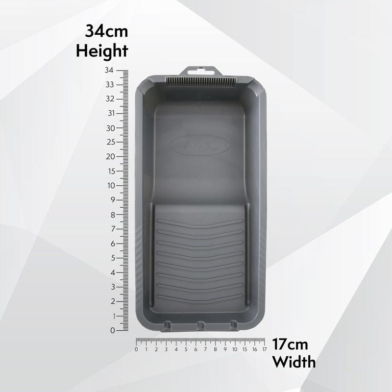 Axus Decor Captain Chunk Tray (Onyx Series) Paint Roller Tray,