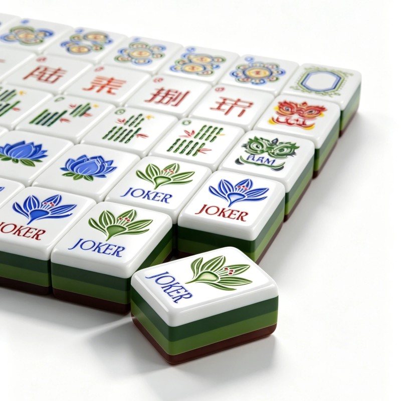 ,American Mahjong Set with 160 Tiles, Custom 4-Layer American Mahjong