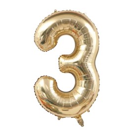 40 Inch Champagne Gold Number 30 Balloons，30th Birthday Decorations Supplies. (30)