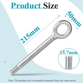 EFUTURETIME 51798113 Tow Eye 215 mm Tow Hook Compatible with Ducato 250, Boxer, Jumper