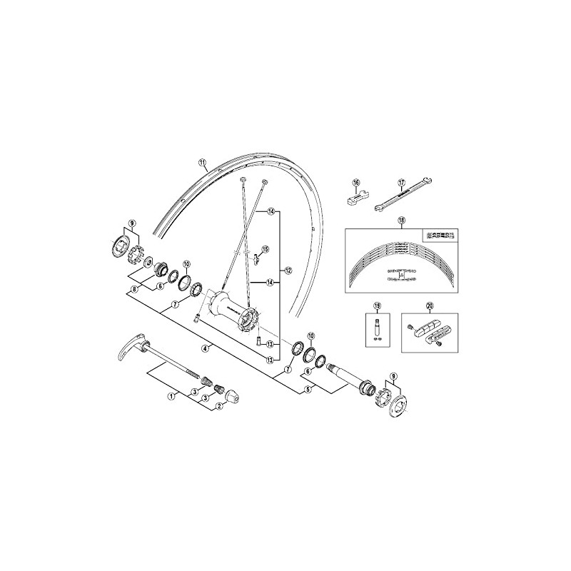 Shimano Y3HT98080 Repair Parts RD-RX817 Right Plate Assembly