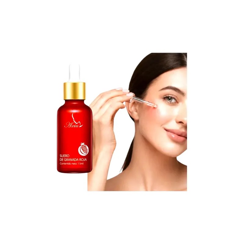 Kit 5 Serum De Granada Facial 15ml Hidratante Antioxidante