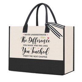 AASRR Farewell Gifts for Coworker Going Away Gifts for Friends Moving Away Gifts for Friends Appreciation Gifts Thank You Gifts for Boss Manager Retirement Gifts for Women Next Chapter Tote Bag