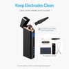Lighter, Electric Arc Lighter USB Rechargeable Windproof Flameless Lighter Plasma