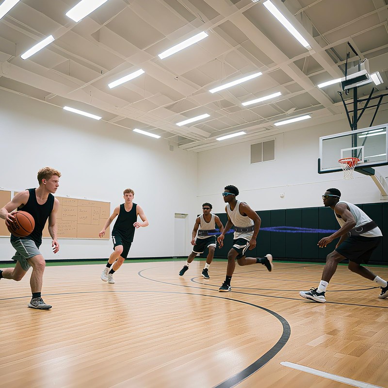 Basketball Zone Defense Bungee Kit | 1 Belts, 1×6.6ft &