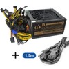 HVVH 20+4 Pin Silent Noise Reduction Miner/PC GPU ATX 1600W