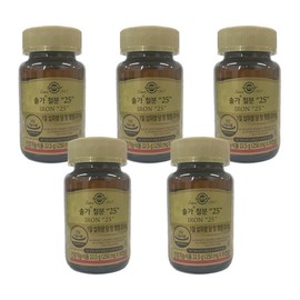 Solgar Iron 25 250mg x 90 Capsules (5ea) / 솔가 철분25 250mg x 90캡슐 5개