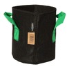 HORTOSOL Plant Bag Black / Green (5 Litres, Diameter 18