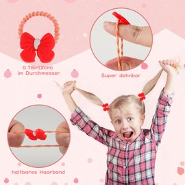 Elastische Zopfgummis Baby Haargummi, 100 Stück Haargummi Mit Farbigem Haaransatz, Die Als Dekorateurin Mit Verblassten Haaren Ausgestattet Waren