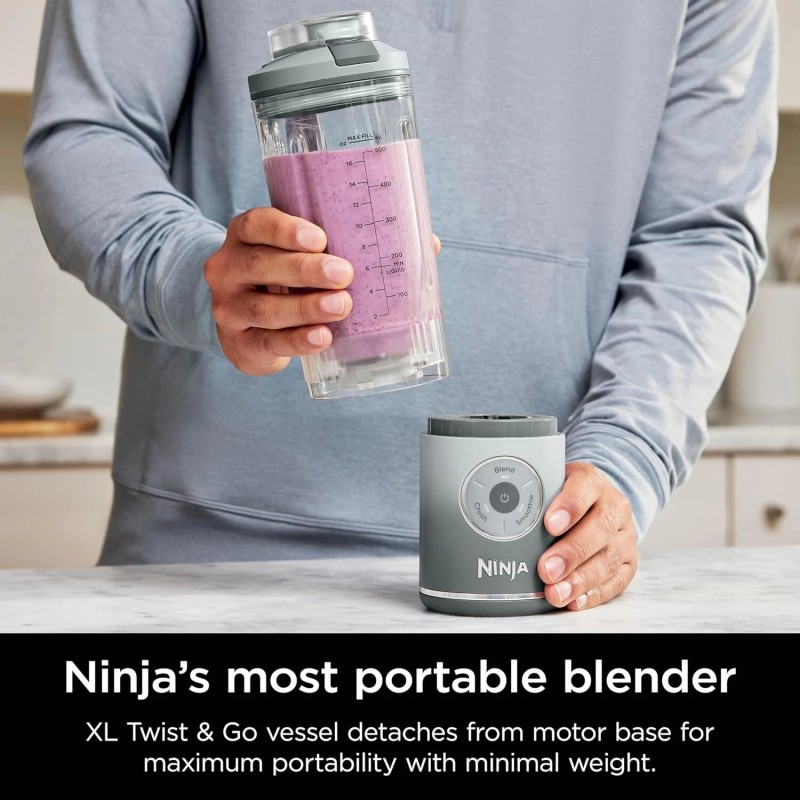 Ninja Blast Max Portable Blender | Cordless 22oz, 3 Modes,
