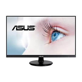 ASUS 27” 1080P Monitor (VA27DQ) - Full HD, IPS, 75Hz, Speakers, Adaptive-sync/FreeSync™, Low Blue Light, Flicker Free, VESA Mountable, Frameless, HDMI, VGA, DisplayPort, Tilt Adjustable