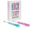 Light Blue and Light Pink Rock Candy Sugar Sticks -